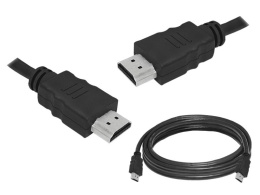 Przewód, kabel HDMI - HDMI 4K v2.0 10M czarny