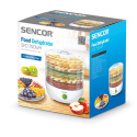 Sencor SFD 750WH suszarka do grzybów, owoców, ziół, żywności, 250W, 5 tac