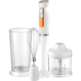 Sencor SHB 4260WH, blender ręczny 500W, biały + trzepaczka, pojemnik 0,7L, szatkownica