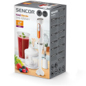 Sencor SHB 4260WH, blender ręczny 500W, biały + trzepaczka, pojemnik 0,7L, szatkownica