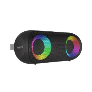 Audictus Aurora głośnik bezprzewodowy bluetooth 14W RMS, RGB, czarny