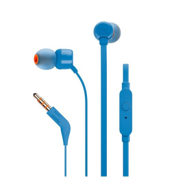 JBL Tune 110 słuchawki przewodowe z mikrofonem minijack 3,5mm niebieskie