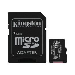 Kingston Canvas Select Plus karta pamięcie microSD 128GB V10 z adapterem