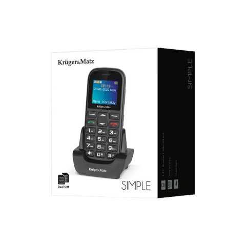 Kruger&Matz Simple 920 telefon bezprzewodowy komórka GSM dla seniora