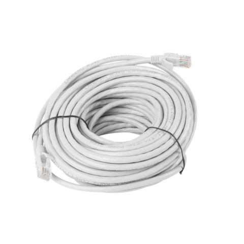 Lanberg przewód internetowy patchcord 15M RJ45 kat. 5E szary