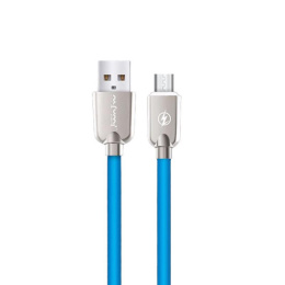Nafumi przewód, kabel USB - micro USB, 3,1A, oplot, 1M, niebieski