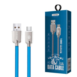 Nafumi przewód, kabel USB - micro USB, 3,1A, oplot, 1M, niebieski