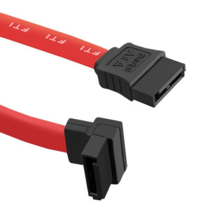 Qoltec kabel SATA III kątowy 35cm