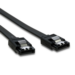 Qoltec kabel SATA III męski - męski, 0,5m, czarny