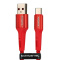 Somostel SMS-BW06 przewód, kabel USB - micro USB, 3,6A, QC 3.0, oplot, 1M, czerwony