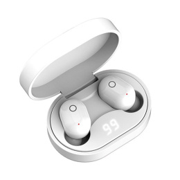 Somostel SMS-J18 słuchawki douszne, bezprzewodowe BT, białe