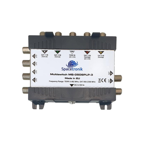 Spacetronik MS-0506PLP-3 multiswitch końcowy 5 wejść 6 wyjść