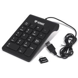Yenkee YKB4010 klawiatura numeryczna na USB do komputera, laptopa