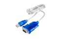Kabel konwerter USB 2.0 - RS232 (DB9M)