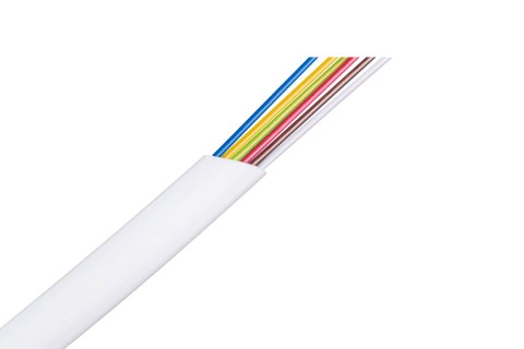 Kabel telefoniczny 6C biały 100m LXK513