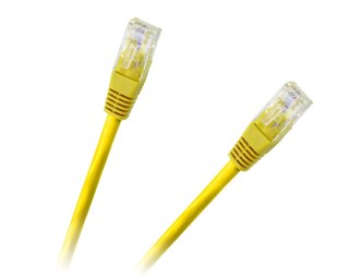 Patchcord kabel UTP 8c wtyk-wtyk 0,5m CCA żółty