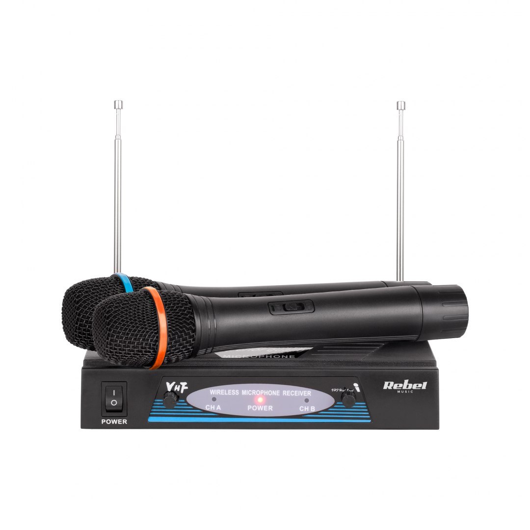 Rebel Mikrofon dwukanałowy VHF zestaw premium