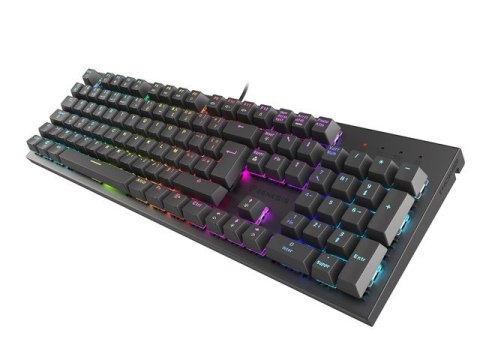 KLAWIATURA DLA GRACZY GENESIS THOR 300 RGB FR PODŚWIETLENIE MECHANICZNA RED SWITCH