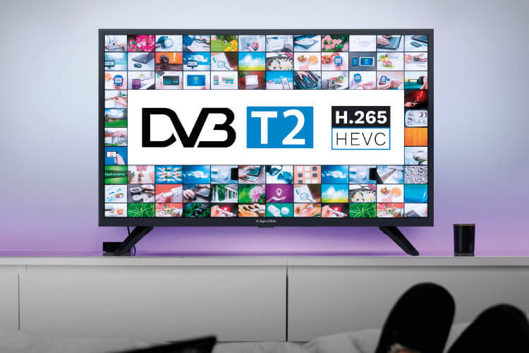 Kruger&Matz KM0232-T3 Telewizor 32" DVB-T2 H.265 HEVC