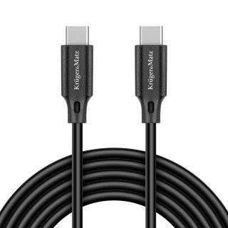 Kabel USB typu C - USB typu C 100 W 1 m Kruger&Matz Basic