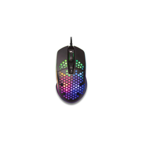 Yenkee YMS3030BK Mysz gamingowa dla gracza lekka RGB czarna