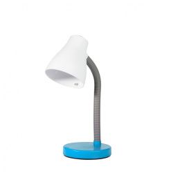 Volteno lampa biurkowa lampka nocna z regulacją kąta nachylenia na gwint E27 niebieska