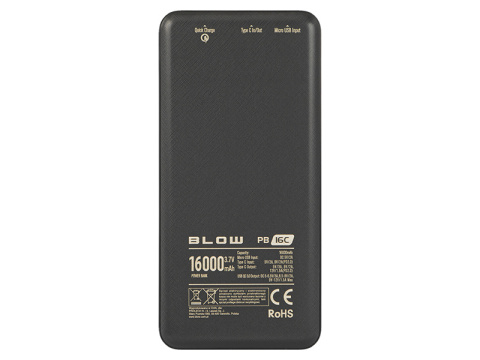 Blow PB16C Power Bank QC 15000mAh 2xUSB USB A+C