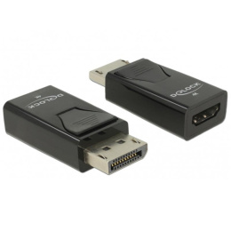 Delock Adapter Displayport wtyk - gniazdo HDMI czarny