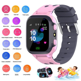 Denmen Kids Smartwatch zegarek z lokalizatorem GPS różowy