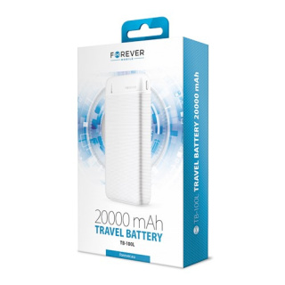 Forever TB-100L Power Bank 20000 mAh biały