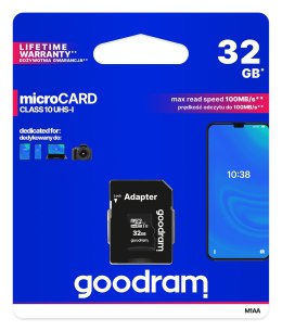 Goodram Karta pamięci microSD 32GB UHS-I Goodram z adapterem