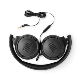 JBL Tune500 Przewodowe słuchawki nauszne czarne
