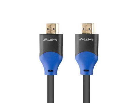 KABEL HDMI M/M V2.0 1M 4K PEŁNA MIEDŹ CZARNY BOX LANBERG