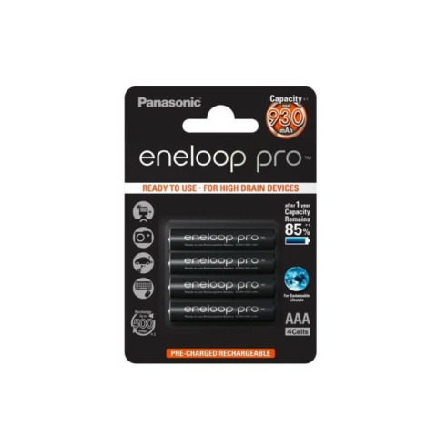 Panasonic Eneloop Pro Akumulatory R3 AAA 930mAh 4 sztuki