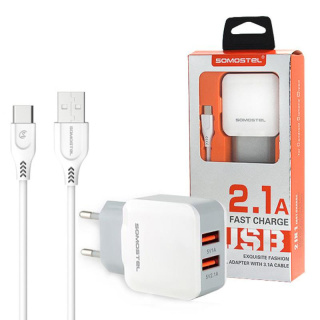 Somostel Ładowarka USB typ-C z przewodem USB