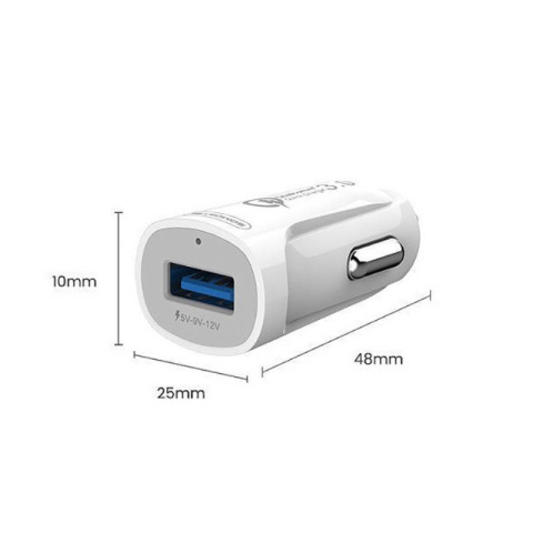 Somostel Ładowarka samochodowa USB QC 3.0 biała