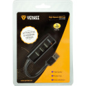 Yenkee YHB 4001BK HUB USB 2.0 4x czarny