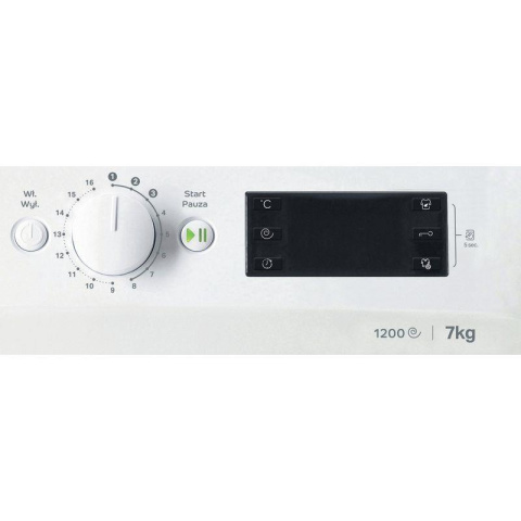 Indesit MTWE71252WK PL Pralka automatyczna 1200obr/min 7kg