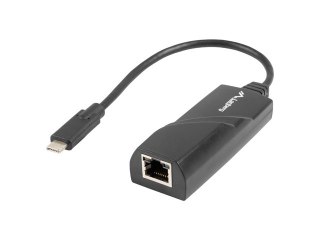 Lanberg Karta sieciowa USB typ-C 3.1 1X RJ45 1GB na przewodzie