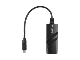 Lanberg Karta sieciowa USB typ-C 3.1 1X RJ45 1GB na przewodzie