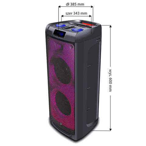 Manta SPK5350 Głośnik Power Audio 100 RMS