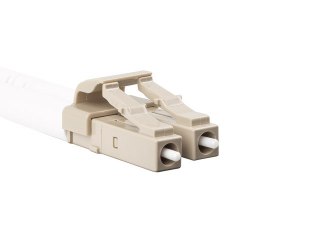 PATCHCORD ŚWIATŁOWODOWY MM LC/UPC-LC/UPC DUPLEX 3.0MM OM3 50/125 LSZH 1M AQUA LANBERG