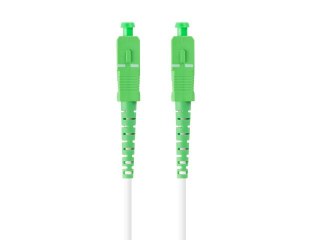 PATCHCORD ŚWIATŁOWODOWY SM SC/APC-SC/APC SIMPLEX 3.0MM LSZH G657A2 25M BIAŁY LANBERG