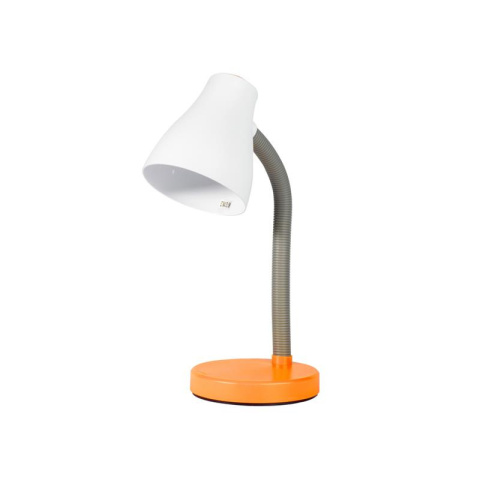 Volteno lampa biurkowa lampka nocna z regulacją kąta nachylenia na gwint E27 pomarańczowa