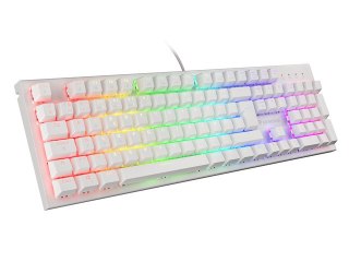 KLAWIATURA DLA GRACZY GENESIS THOR 303 WHITE FR PODŚWIETLENIE RGB MECHANICZNA BROWN SWITCH