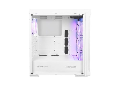 OBUDOWA GENESIS IRID 505 ARGB WHITE MIDI TOWER (Z OKNEM, USB 3.0)