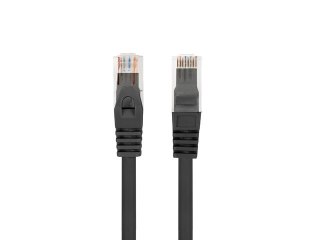 PATCHCORD KAT.6 UTP LSZH CU 0.5M CZARNY FLUKE PASSED LANBERG