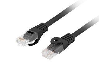 PATCHCORD KAT.6 UTP LSZH CU 1M CZARNY FLUKE PASSED LANBERG