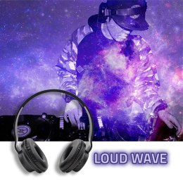Qoltec Słuchawki bezprzewodowe Loud Wave z mikrofonem | BT 5.0 JL | Czarne
