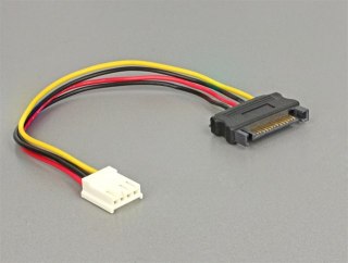 ADAPTER SATA 22PIN(F)->2X SATA 7PIN(M) + ZASILANIE MOLEX + RAID DELOCK